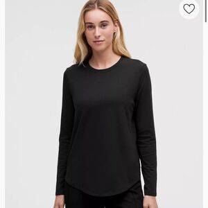 Lulu Lemom Black Long Sleeve Top